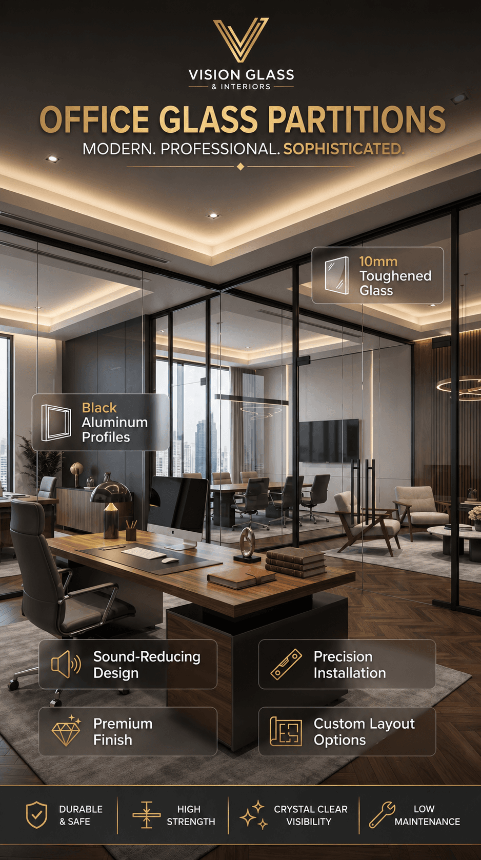 Office Cabin Partition Installation in Bangalore