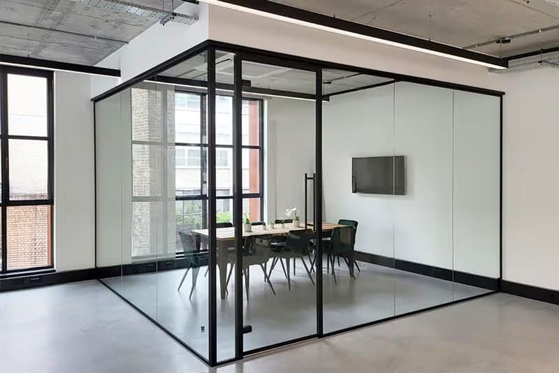 Aluminium Frame Glass Partition Bangalore
