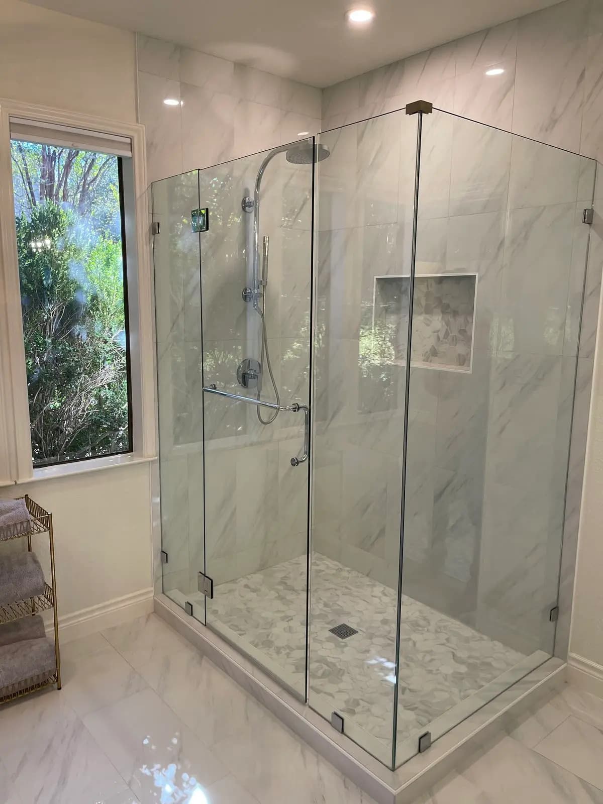 L-Shape Glass Shower Cubicle in Bangalore